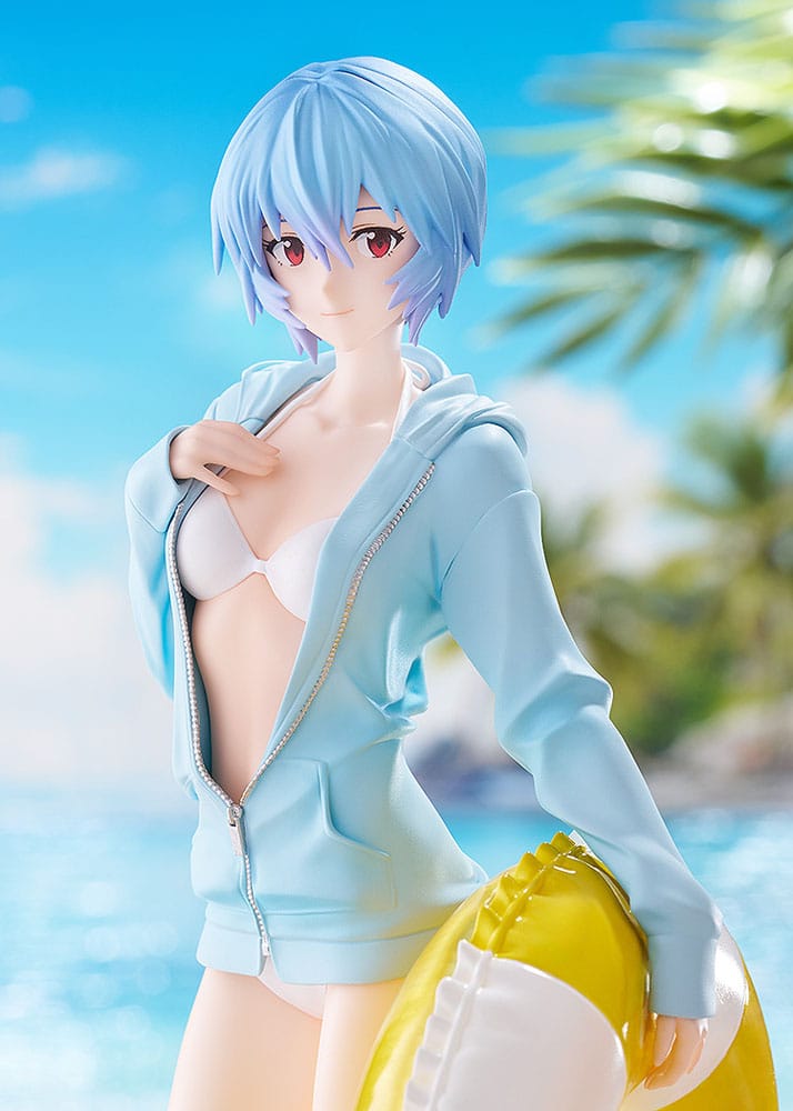 Rebuild of Evangelion Estatua PVC Pop Up Parade L Beach Queens: Rei Ayanami 22 cm