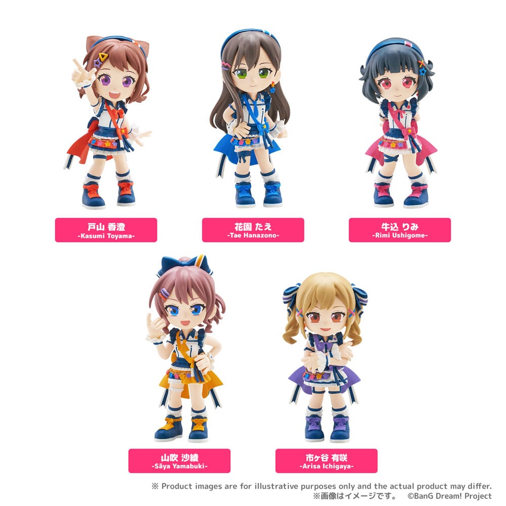 BanG Dream! Poppin’Party figuras PVC PalVerse 9 cm Surtido (6)