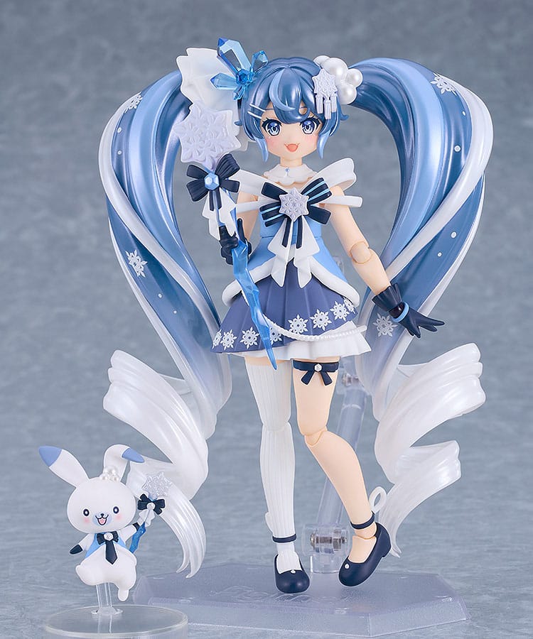 Character Vocal Series 01: Hatsune Miku Figura Figma Snow Miku: Crystal Snow Ver. 13 cm
