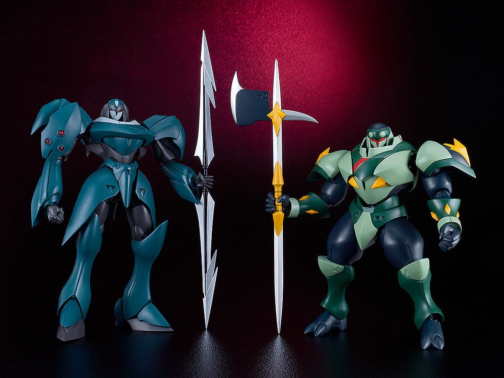 Starknight Tekkaman Blade pack de 2 Maquetas Moderoid Plastic Model Kits Tekkaman Dagger & Tekkaman Axe