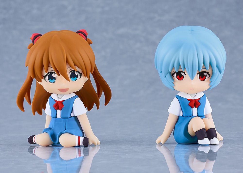Rebuild of Evangelion Figura mini Rubber Mascot Nendroid Plus Rei Ayanami 8 cm