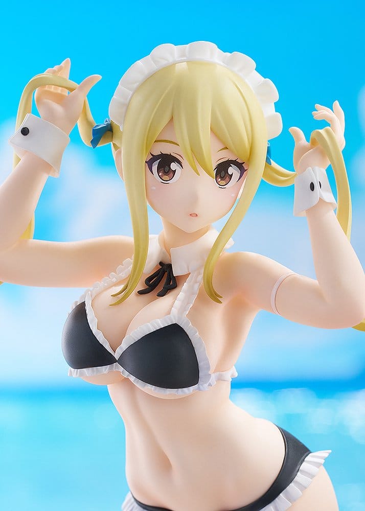 Fairy Tail 100 Years Quest Estatua PVC Pop Up Parade Beach Queens Lucy Heartfilia: Virgo Form Swimsuit Ver. L Size 23 cm