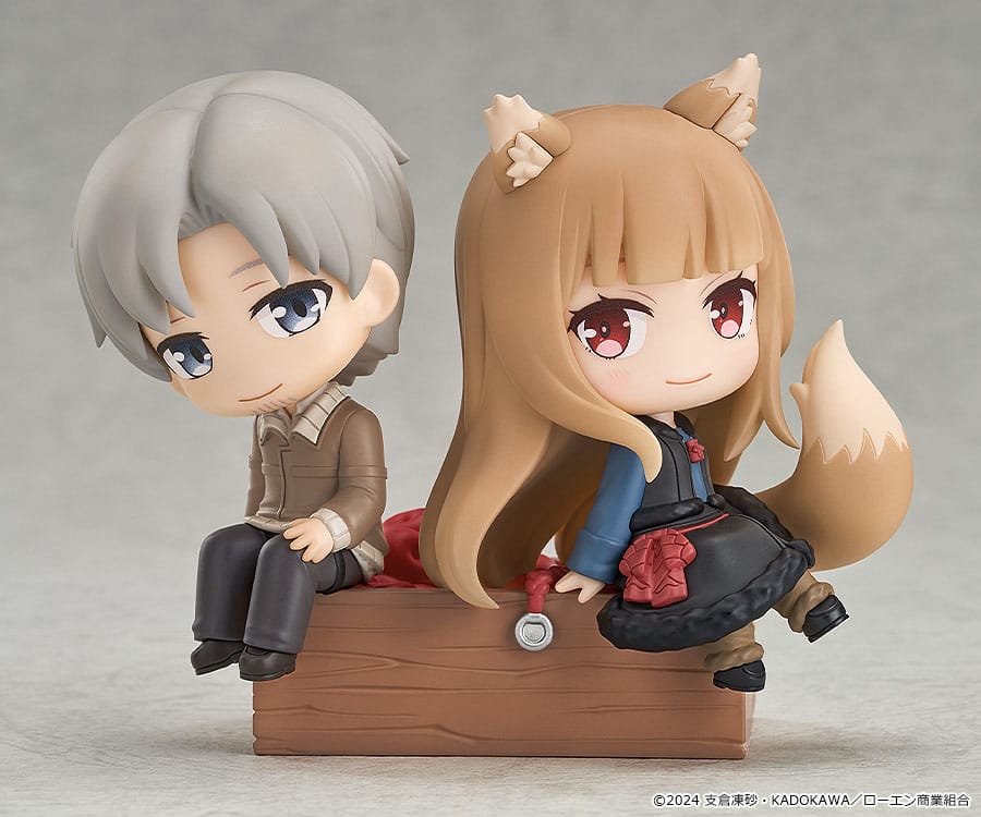 Spice and Wolf: Merchant Meets the Wise Wolf Figura mini Memory mini Lawrence & Holo 8 cm