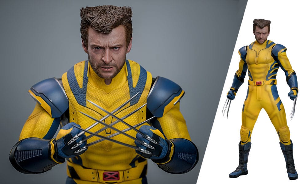 Deadpool & Wolverine Movie Masterpiece Figura 1/6 Wolverine (Deluxe Version) 31 cm
