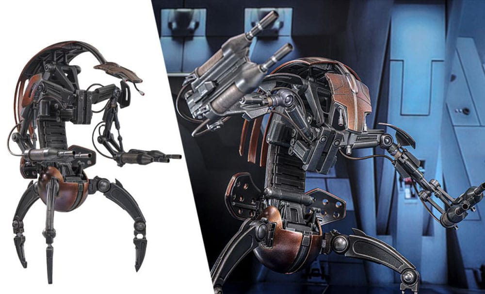 Star Wars Episode I Figura Movie Masterpiece 1/6 Droideka 27 cm