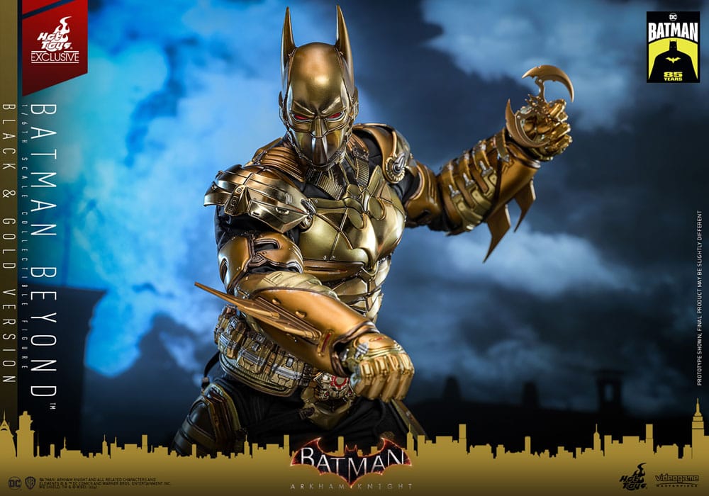 Batman: Arkham Knight Figura Videogame Masterpiece 1/6 Batman Beyond (Black & Gold Version) 32 cm