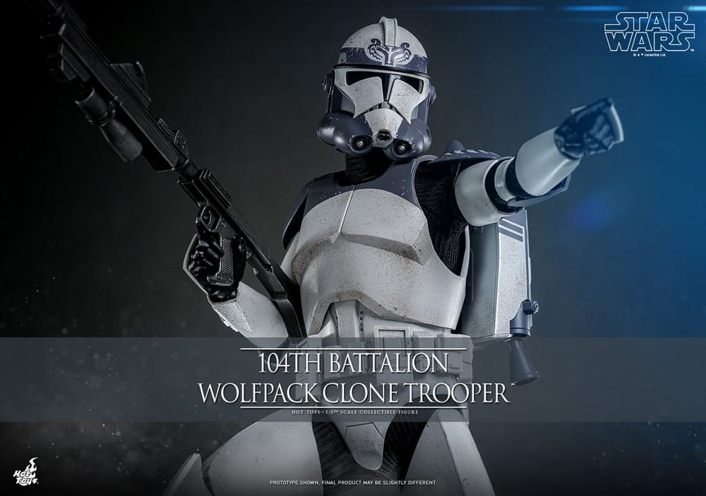 Star Wars The Clone Wars Figura 1/6 104th Battalion Wolfpack Clone Trooper 30 cm