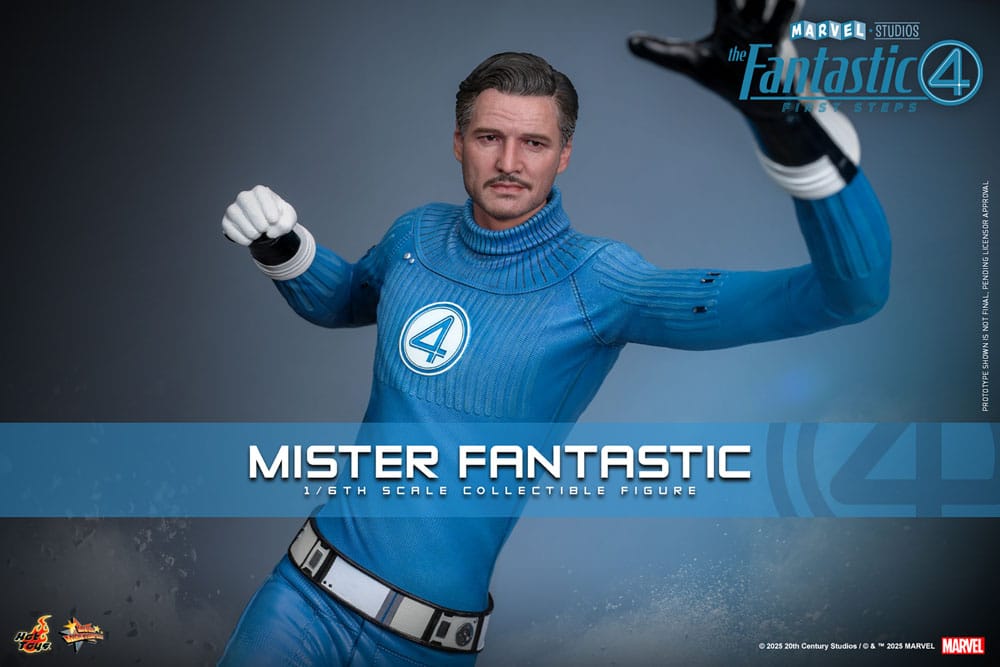 Los Cuatro Fantásticos: primeros pasos Figura Movie Masterpiece 1/6 Mister Fantastic 30 cm