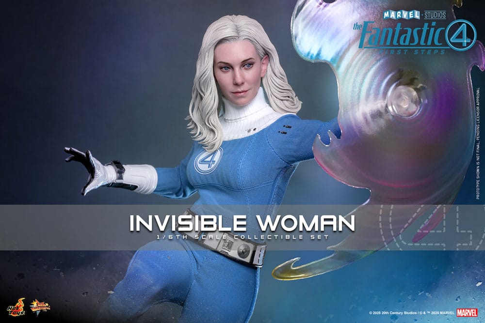 Los Cuatro Fantásticos: primeros pasos Figura Movie Masterpiece 1/6 Invisible Woman 28 cm