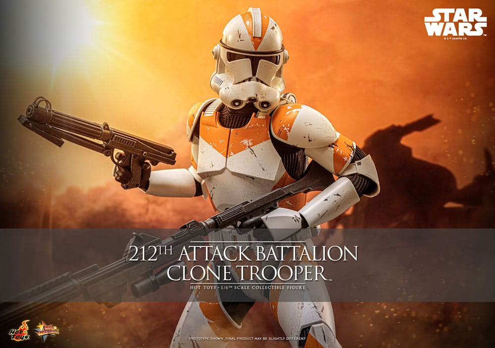 Star Wars: The Clone Wars Figura 1/6 212th Attack Battalion Clone Trooper 30 cm