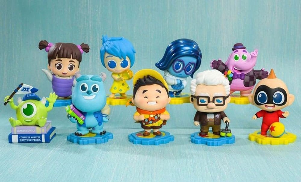 Pixar Figuras mini Cosbi 8 cm Blind Box Display (8)