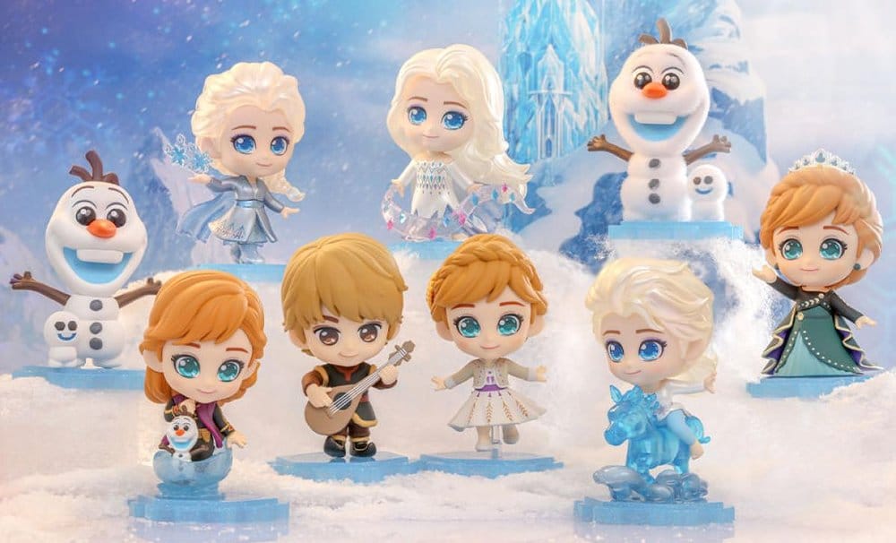 Frozen Figuras mini Cosbi 8 cm Blind Box Display (8)