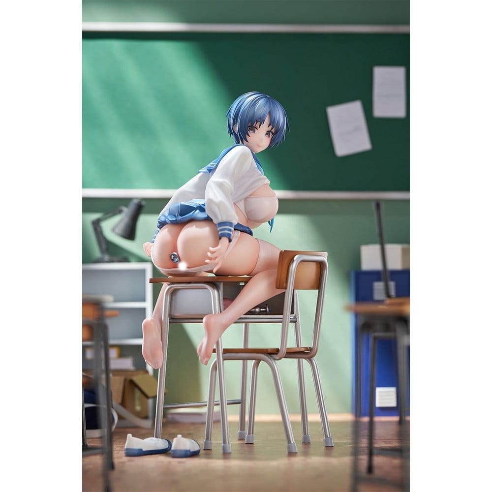 Original Character Figura 1/6 «Mousou Tights.44»: Ruri-chan Tapestry Set Illustration by Hyouuma 27 cm